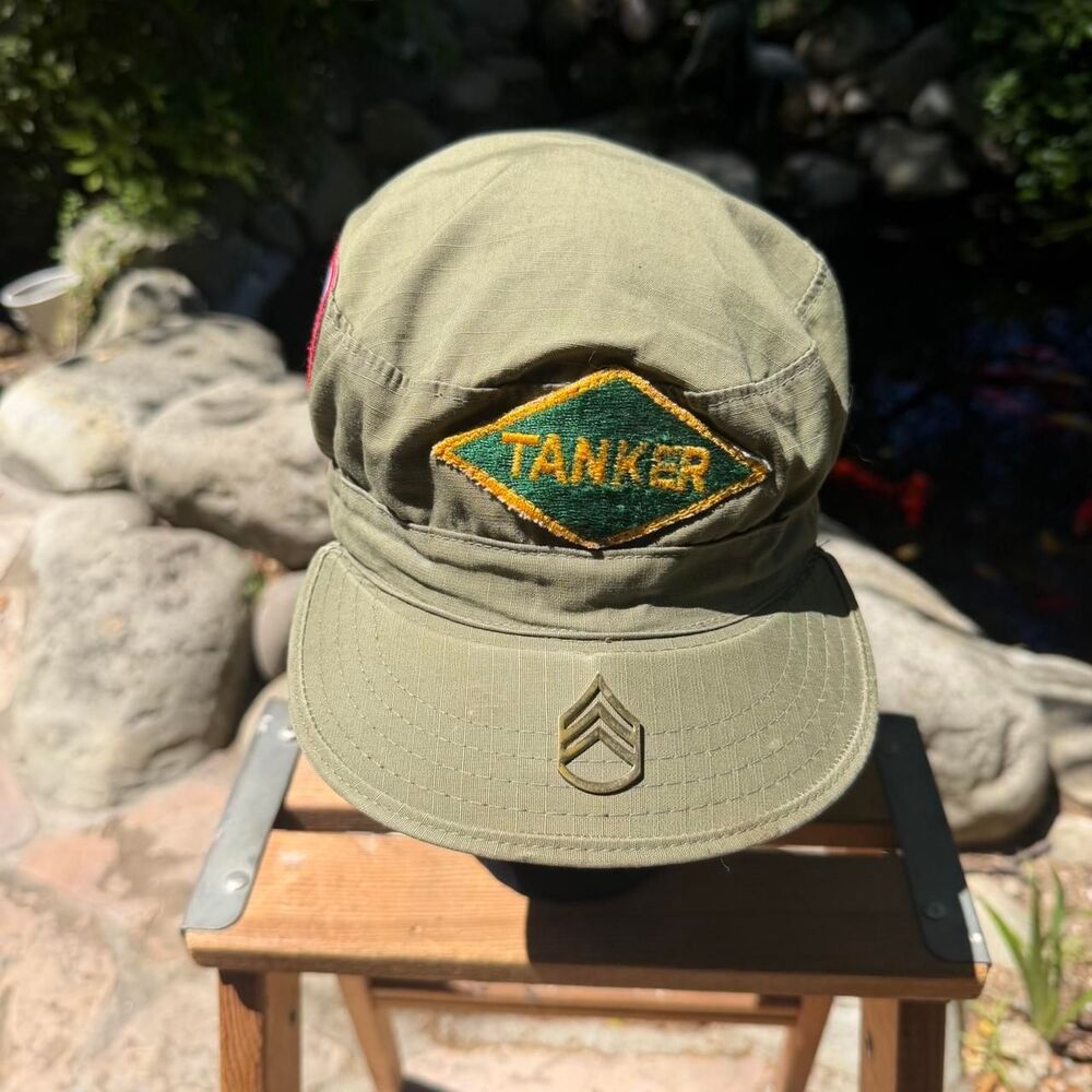 American-apparel Men's Khaki and Green Hat